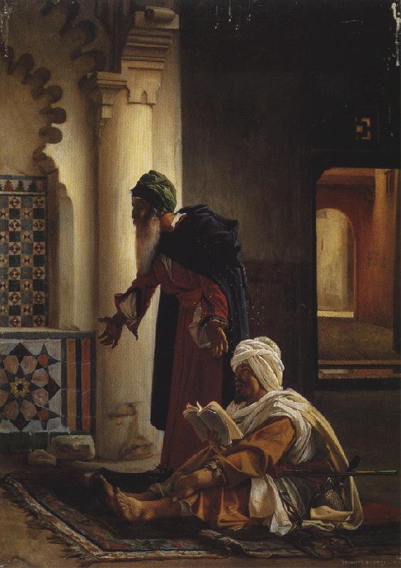 Nouy, Jean Lecomte du Arabs at Prayer France oil painting art